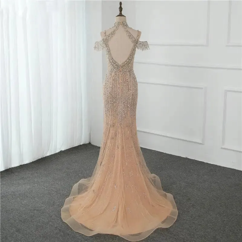 HEILEY - Pearls Diamond Evening Gown