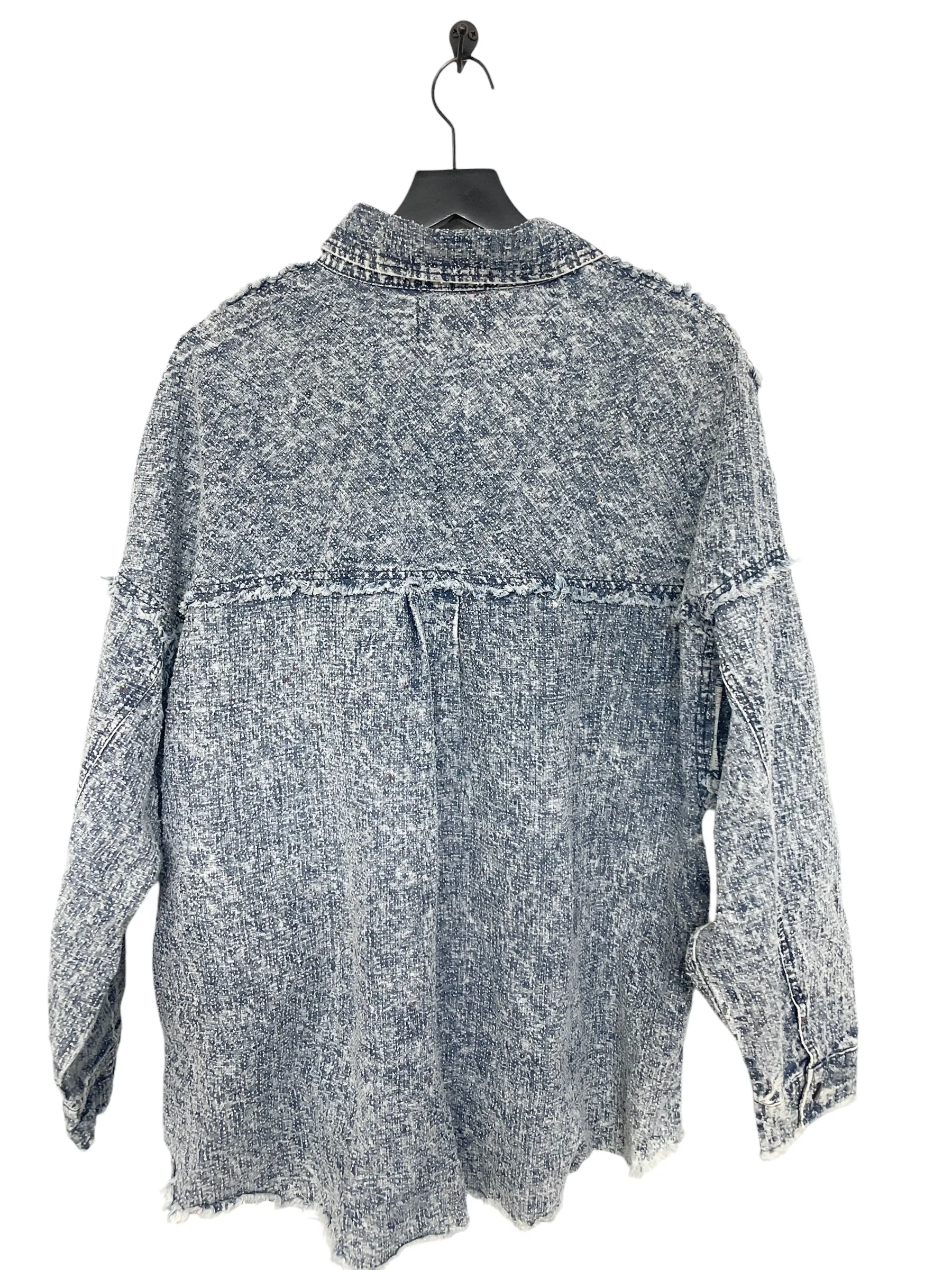 Jacket Denim By Oli & Hali In Blue Denim, Size: M