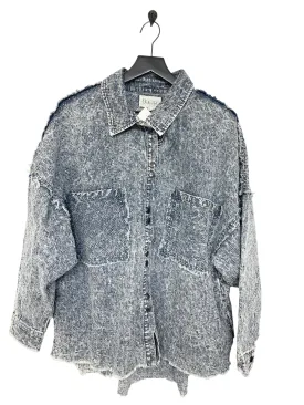 Jacket Denim By Oli & Hali In Blue Denim, Size: M