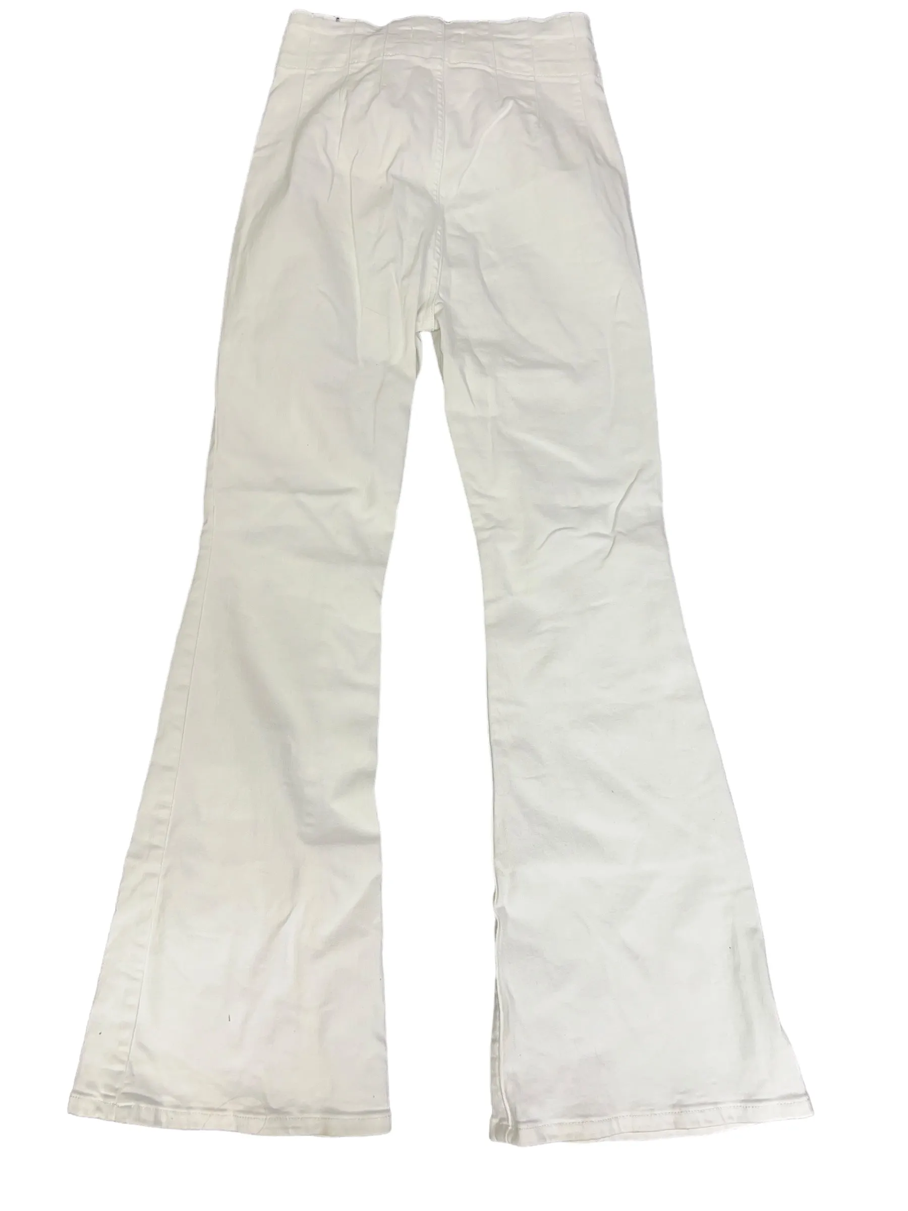 Jeans Flared By We The Free In White Denim, Size: 8