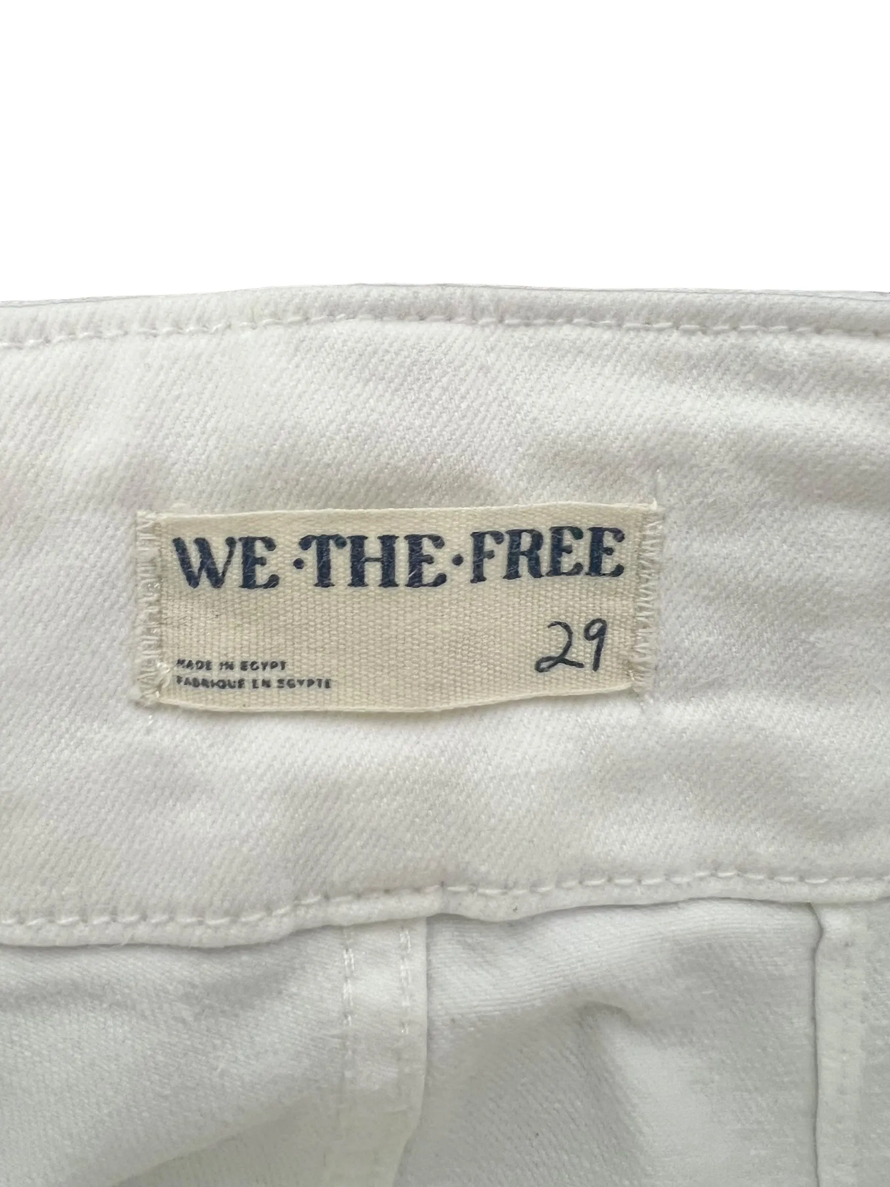 Jeans Flared By We The Free In White Denim, Size: 8