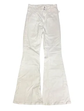 Jeans Flared By We The Free In White Denim, Size: 8