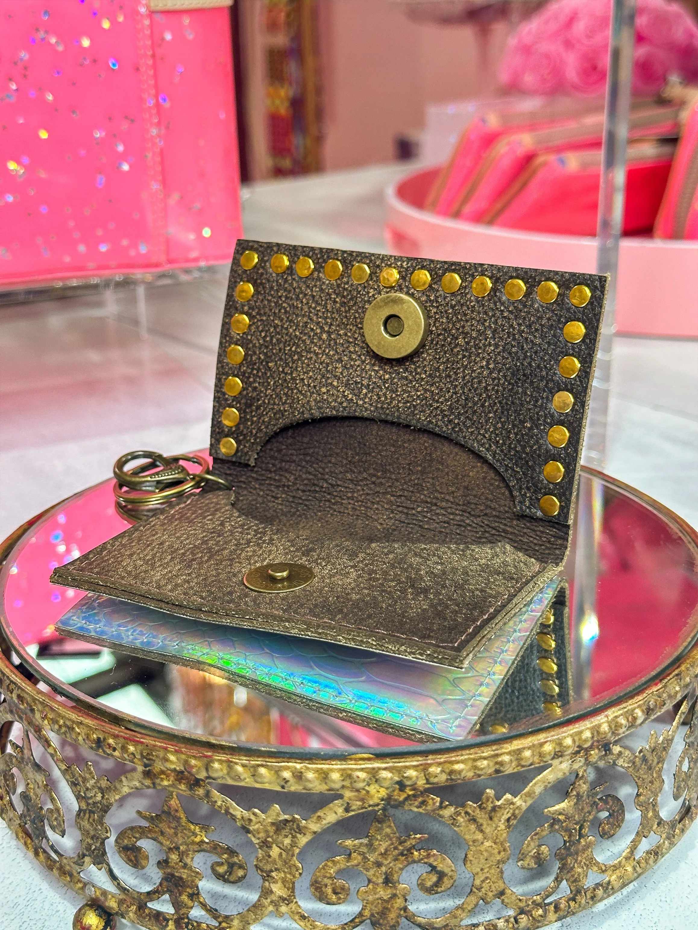 Keep it Gypsy - Silver Holographic Credit Card Wallet