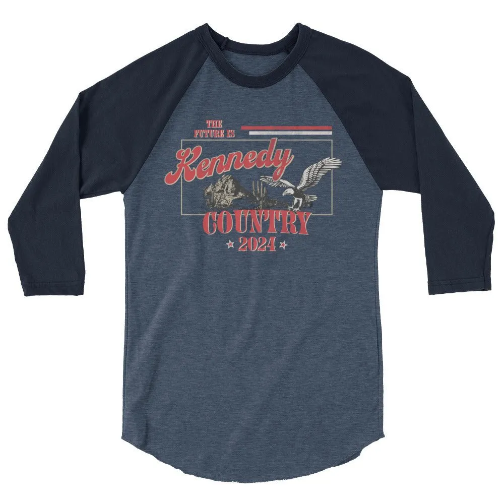 Kennedy Country 3/4 Sleeve Raglan Shirt