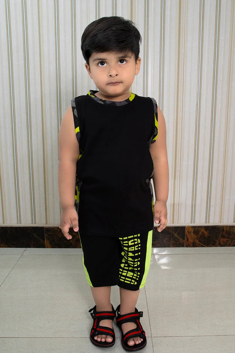 Kids Sando T-Shirt Black