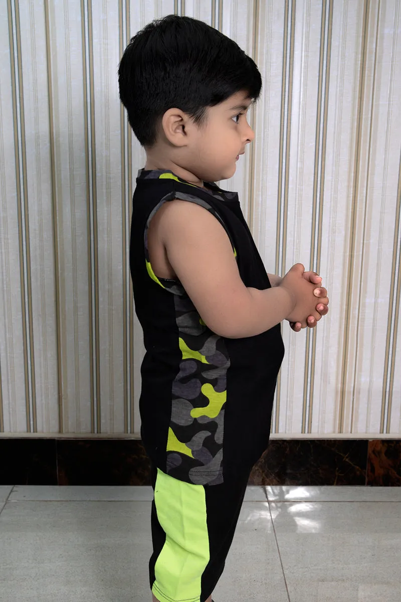 Kids Sando T-Shirt Black