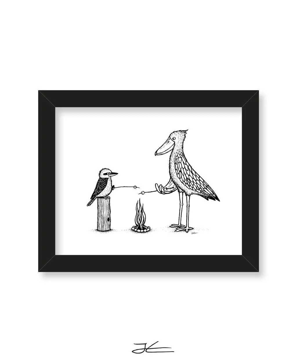 Kookaburra Shoebill Camp Trip - Print/ Framed Print