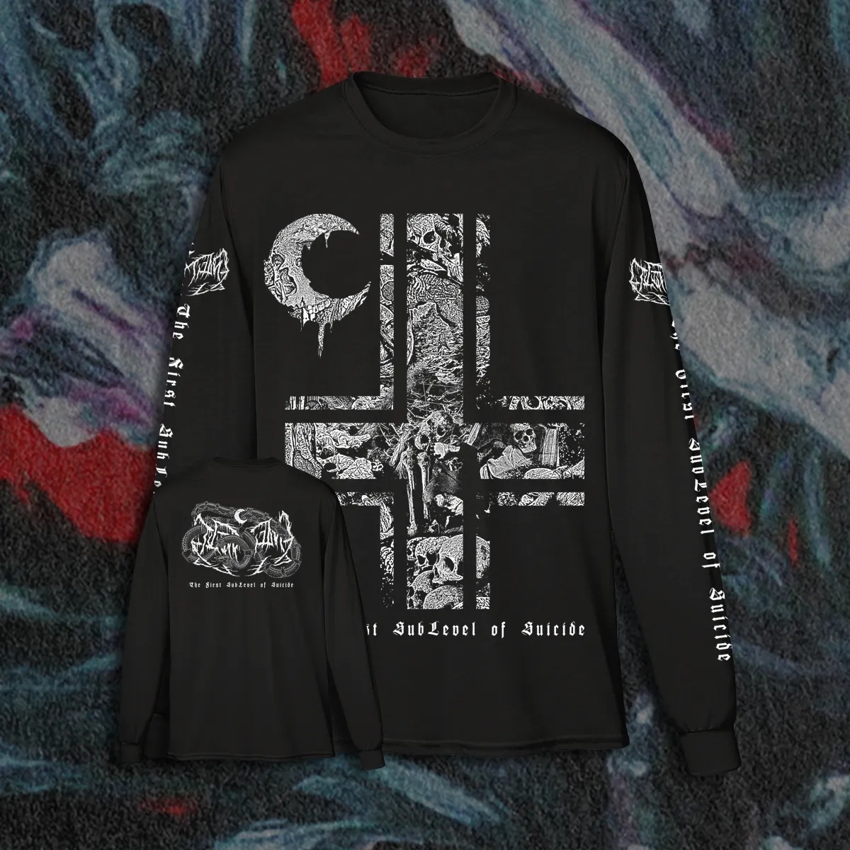 LEVIATHAN The First Sublevel of Suicide Graphic Long Sleeve Shirt