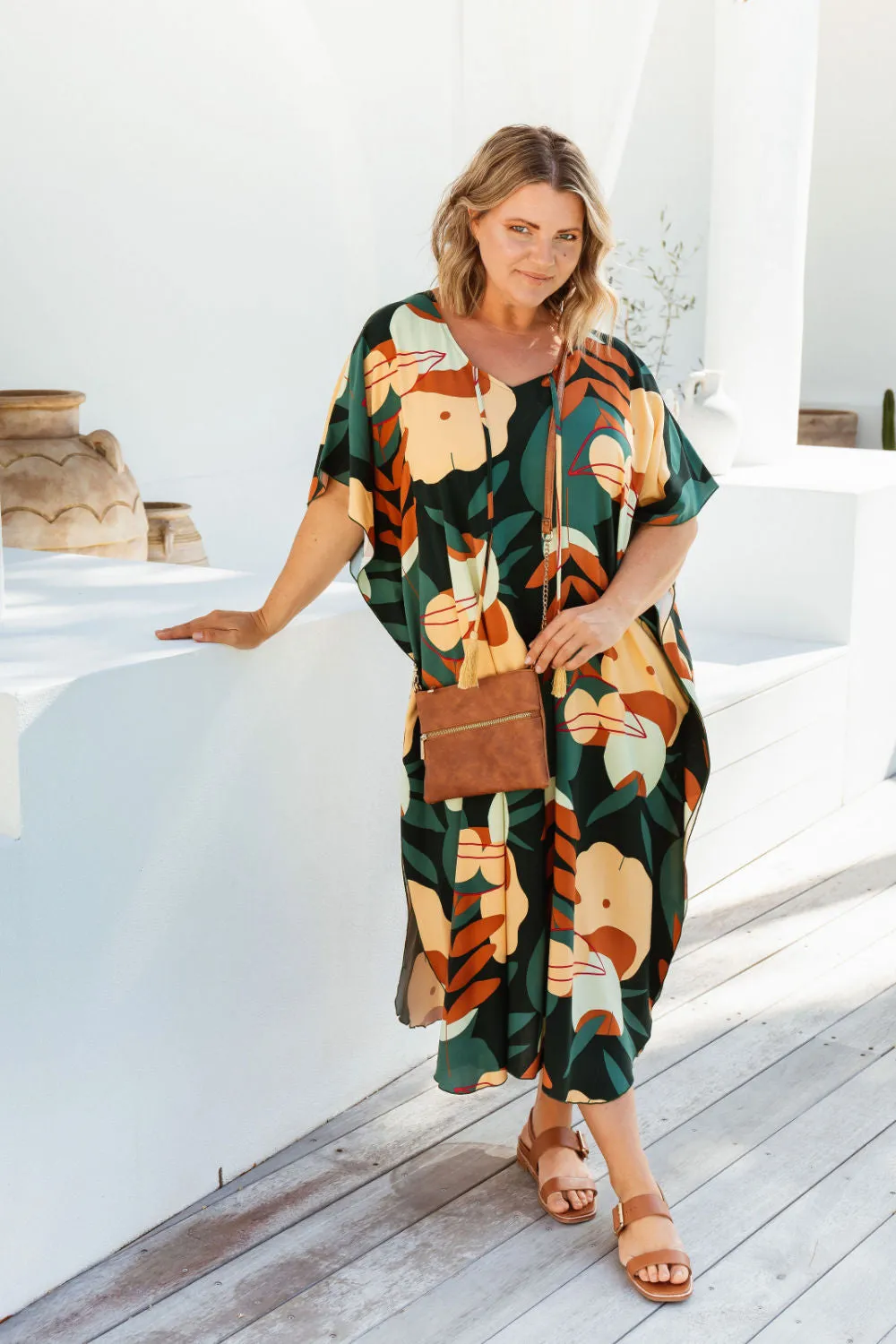 Long Kaftan Dress - Mia