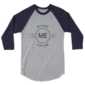 Maine - 3/4 Sleeve Raglan Shirt - Reflections