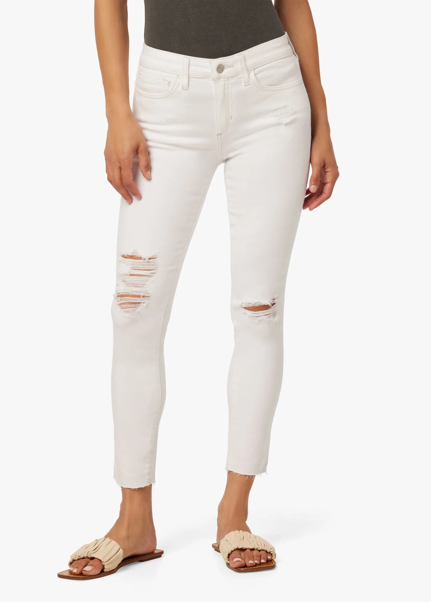 MID RISE SKINNY CROP