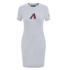 MLB ARIZONA DIAMONDBACKS CLASSIC WOMEN'S BODY CON DRESS (HEATHER GREY)