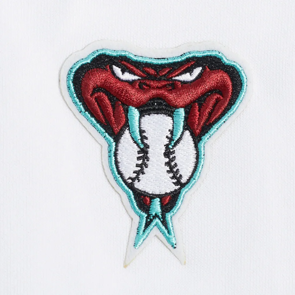 MLB ARIZONA DIAMONDBACKS CLASSIC WOMEN'S FLC CREWNECK (WHITE)