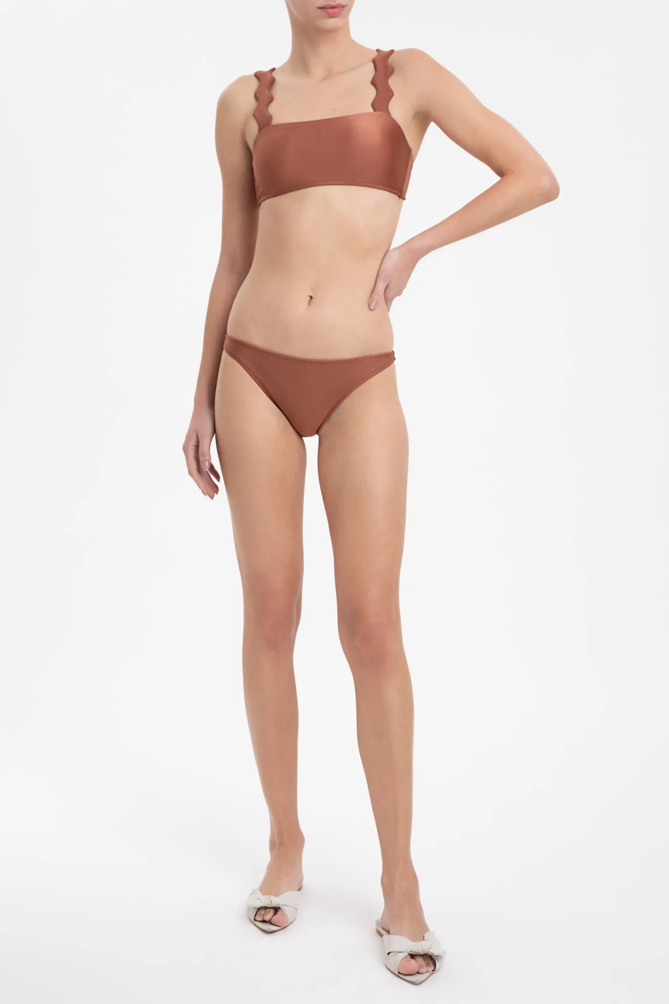 Moves Cropped Bikini With Straps