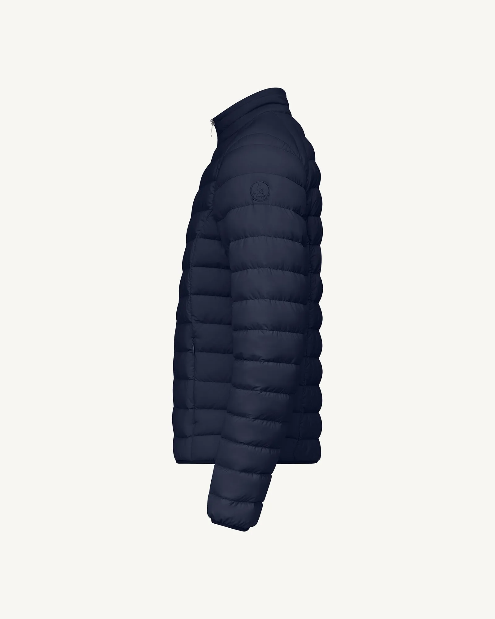 Navy Aragon lightweight stretch puffer jacket