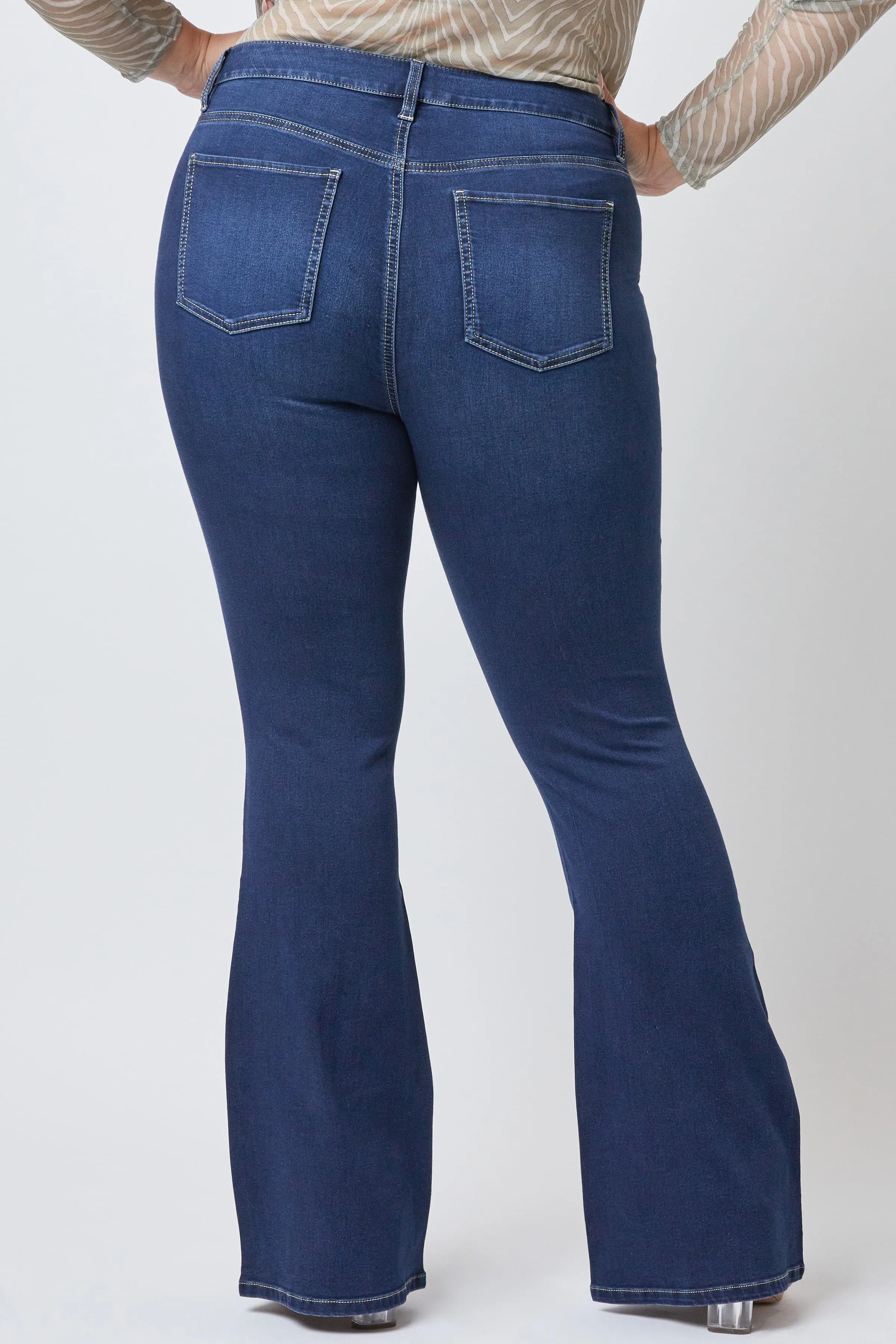 Plus Size Women's Essential HyperDenim Flare Jeans