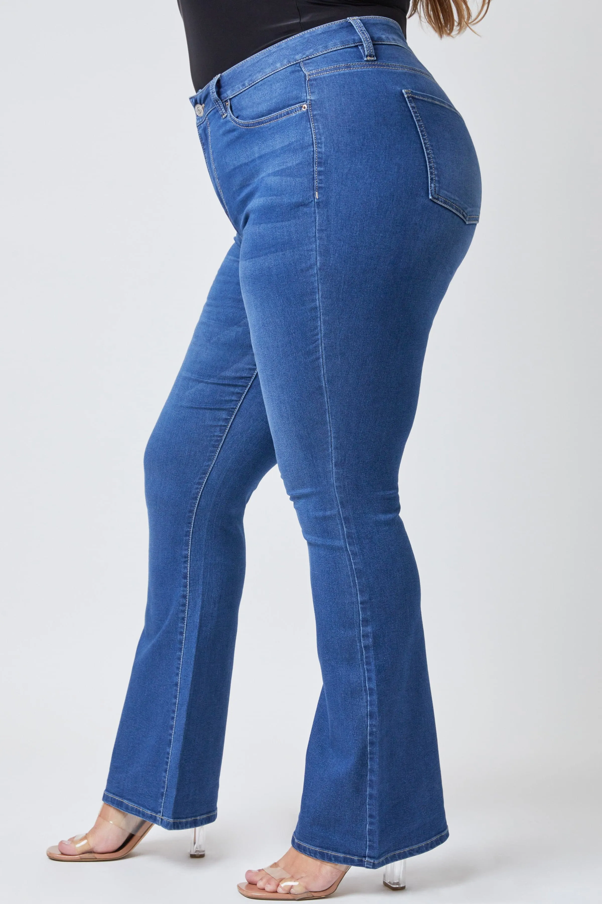 Plus Size Women's Essential HyperDenim Flare Jeans