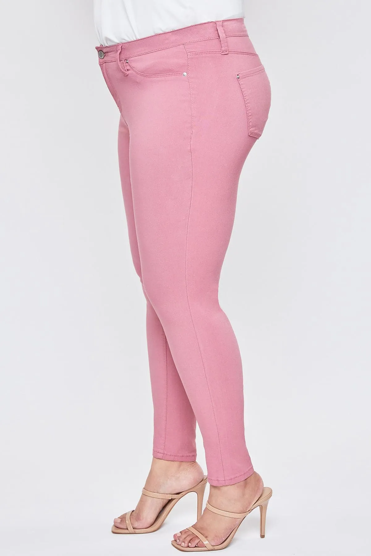 Plus Size Women's Hyperstretch Forever Color Pants - Pastels