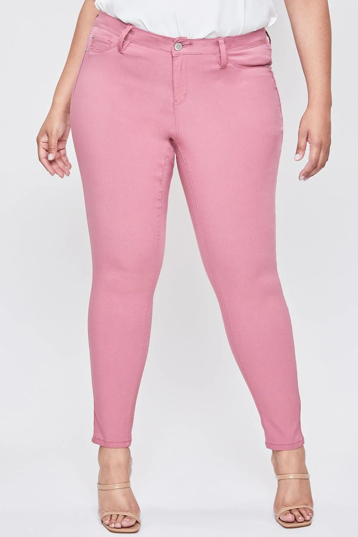 Plus Size Women's Hyperstretch Forever Color Pants - Pastels