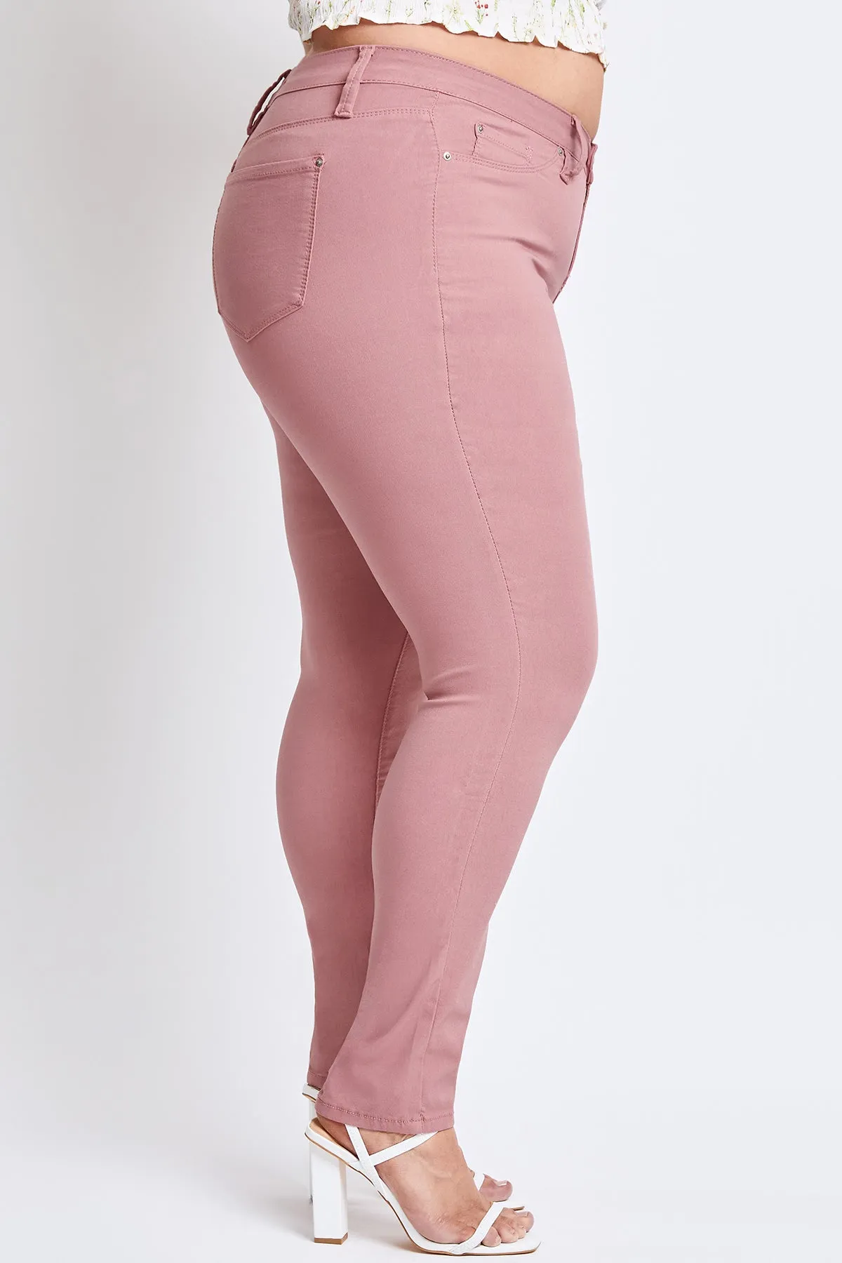 Plus Size Women's Hyperstretch Forever Color Pants - Pastels