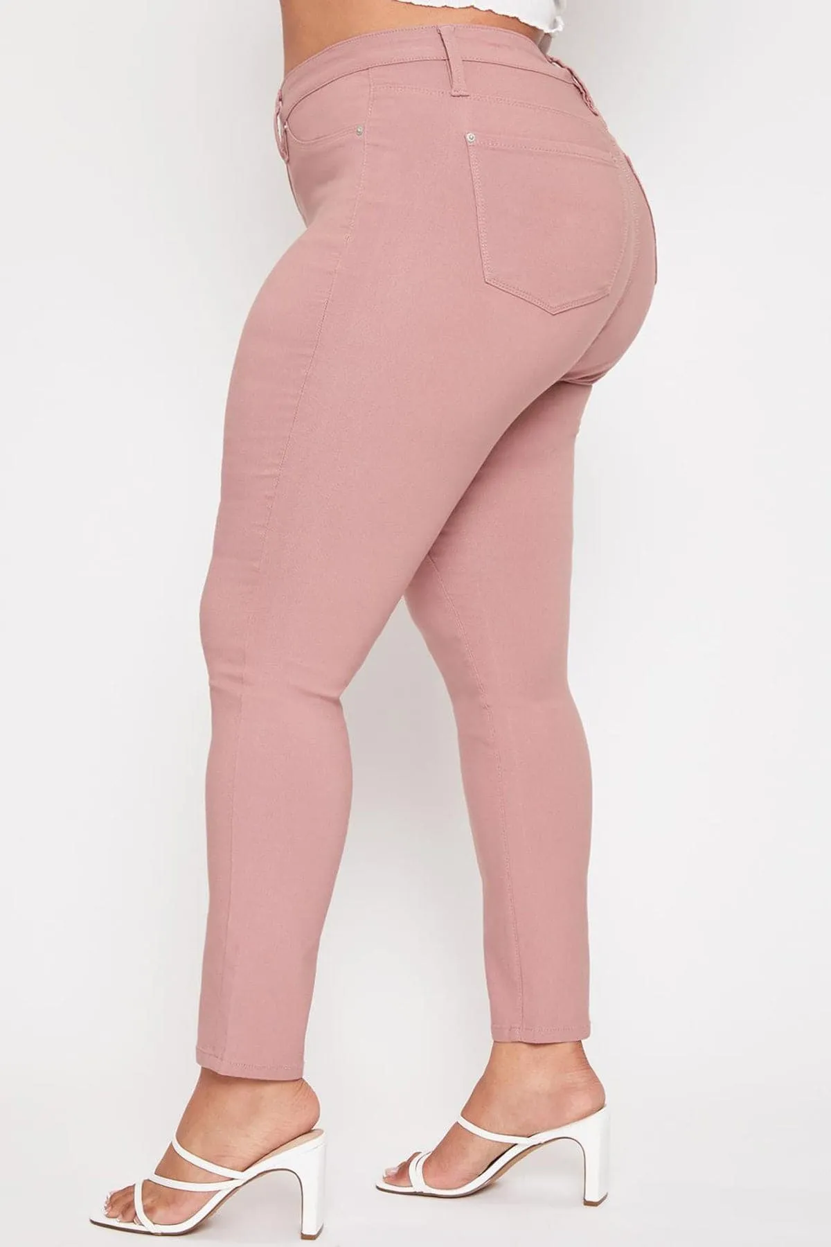 Plus Size Women's Hyperstretch Forever Color Pants - Pastels