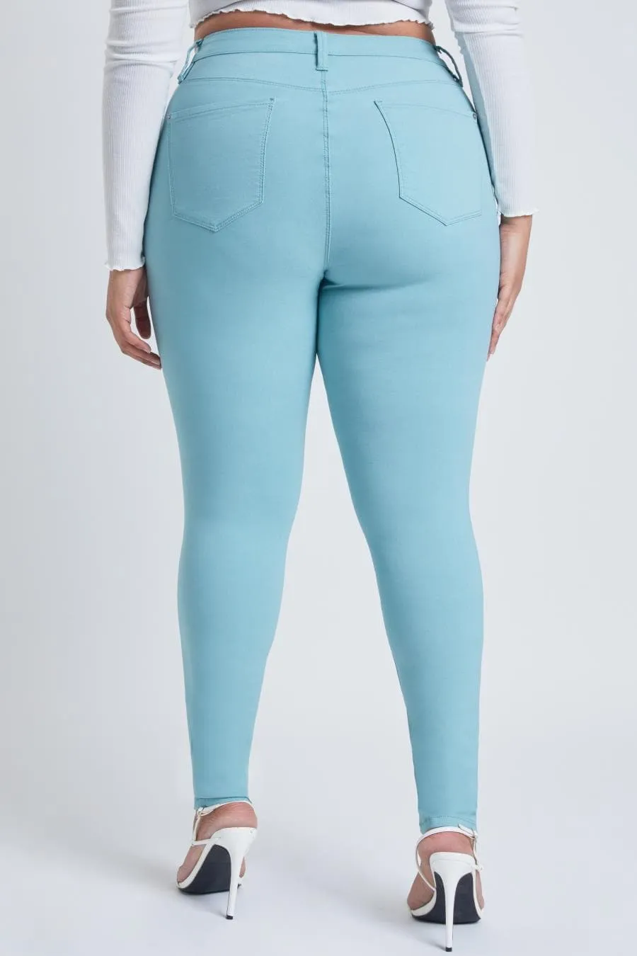 Plus Size Women's Hyperstretch Forever Color Pants - Pastels