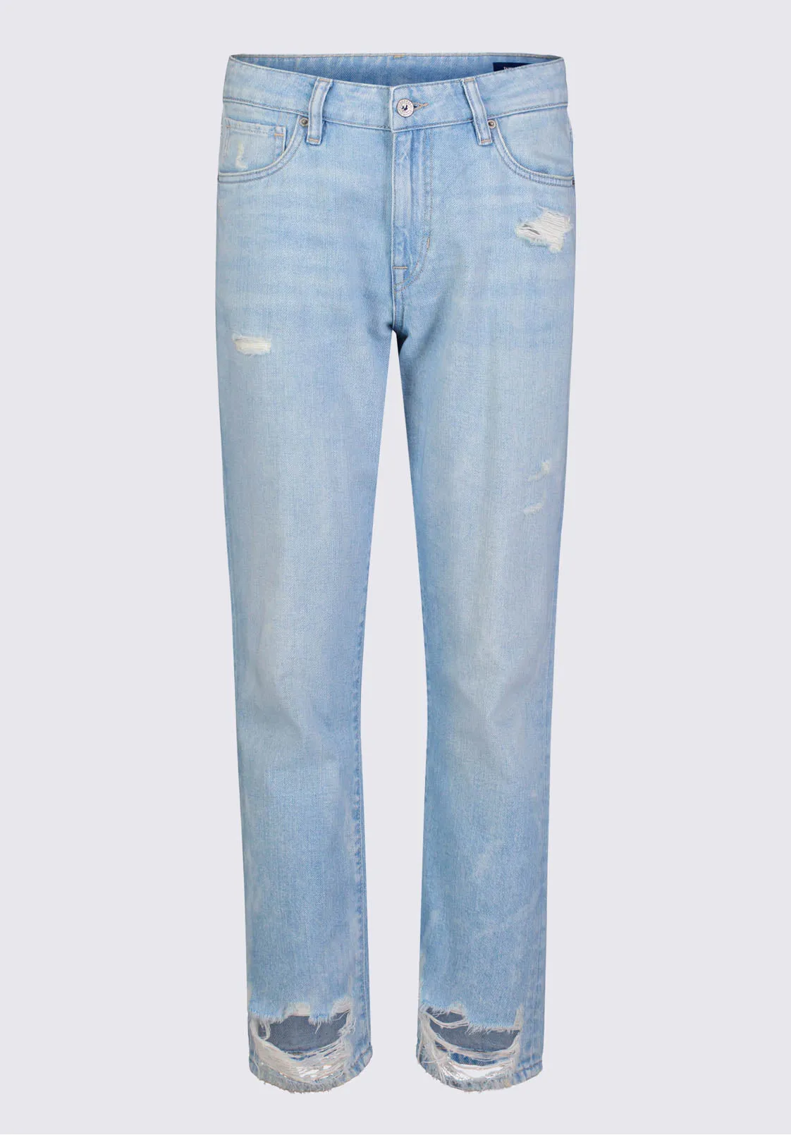 Relaxed Boyfriend Madison Women's Jeans, Distressed Vintage - BL15924