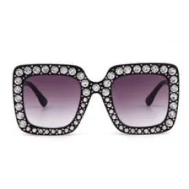 Rhinestone Embellished Sunglasses