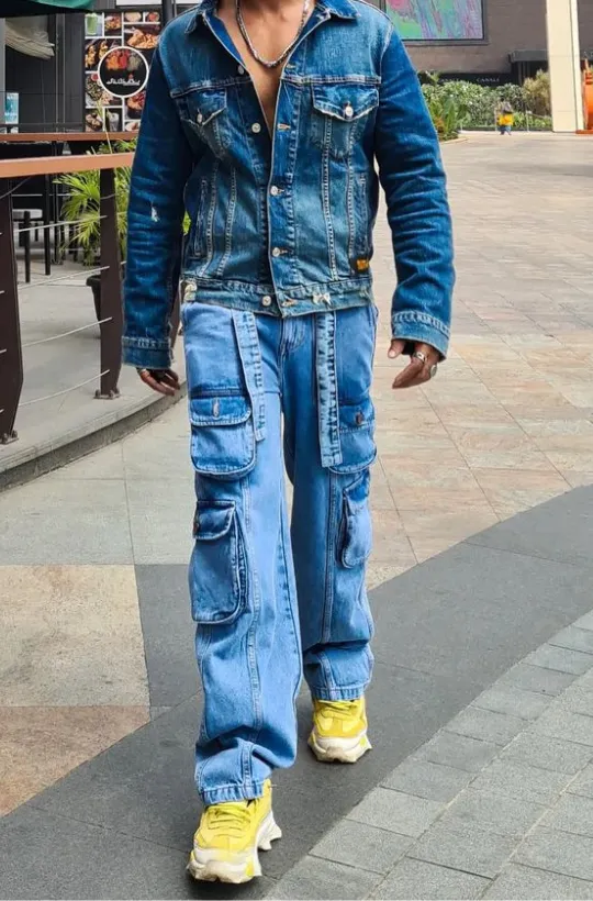 Rustic Blue Street Baggy Jeans