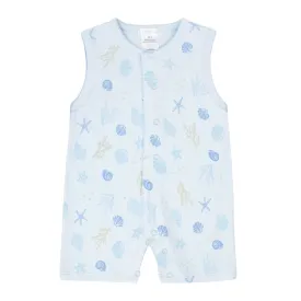 Seashells Printed Romper | Baby Boy