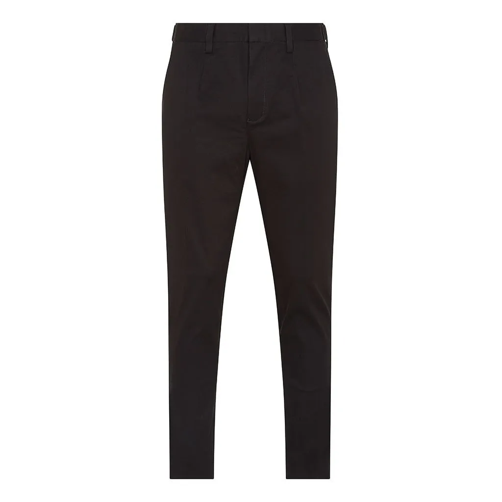 Slim Fit Trousers - Black