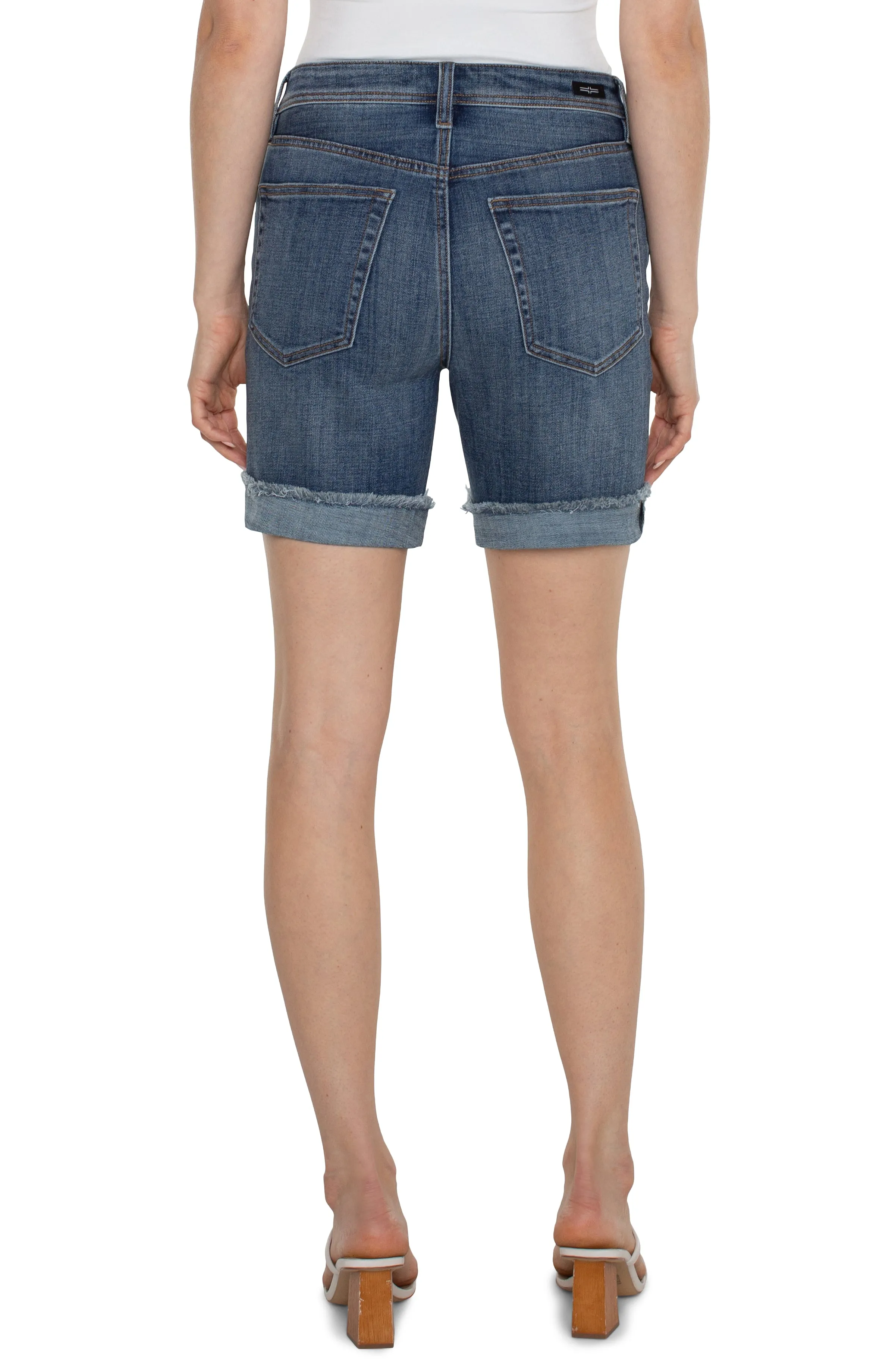 THE KEEPER SHORT WITH FRAY CUFF - ECO