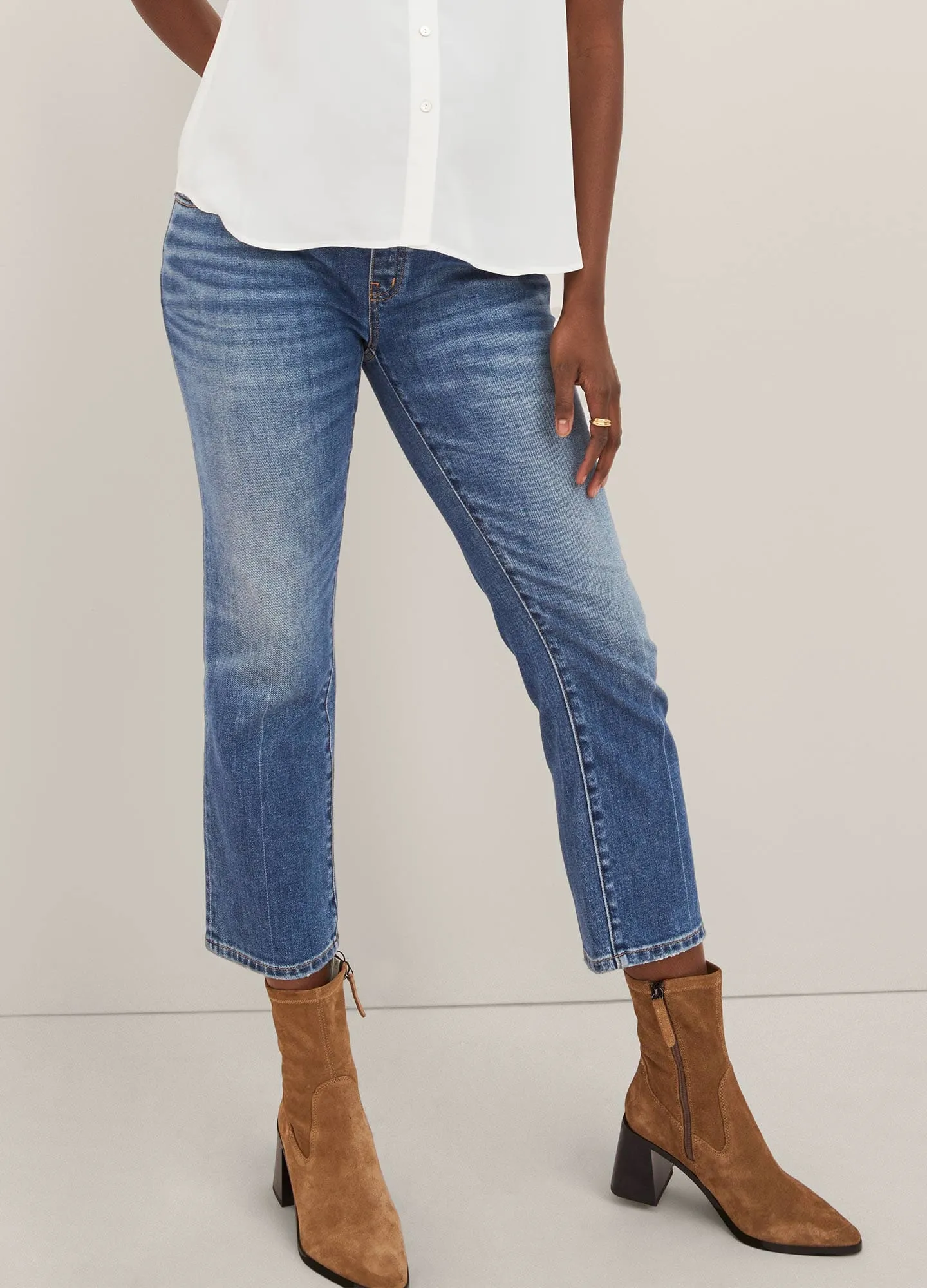 The Over The Bump Straight Maternity Jean