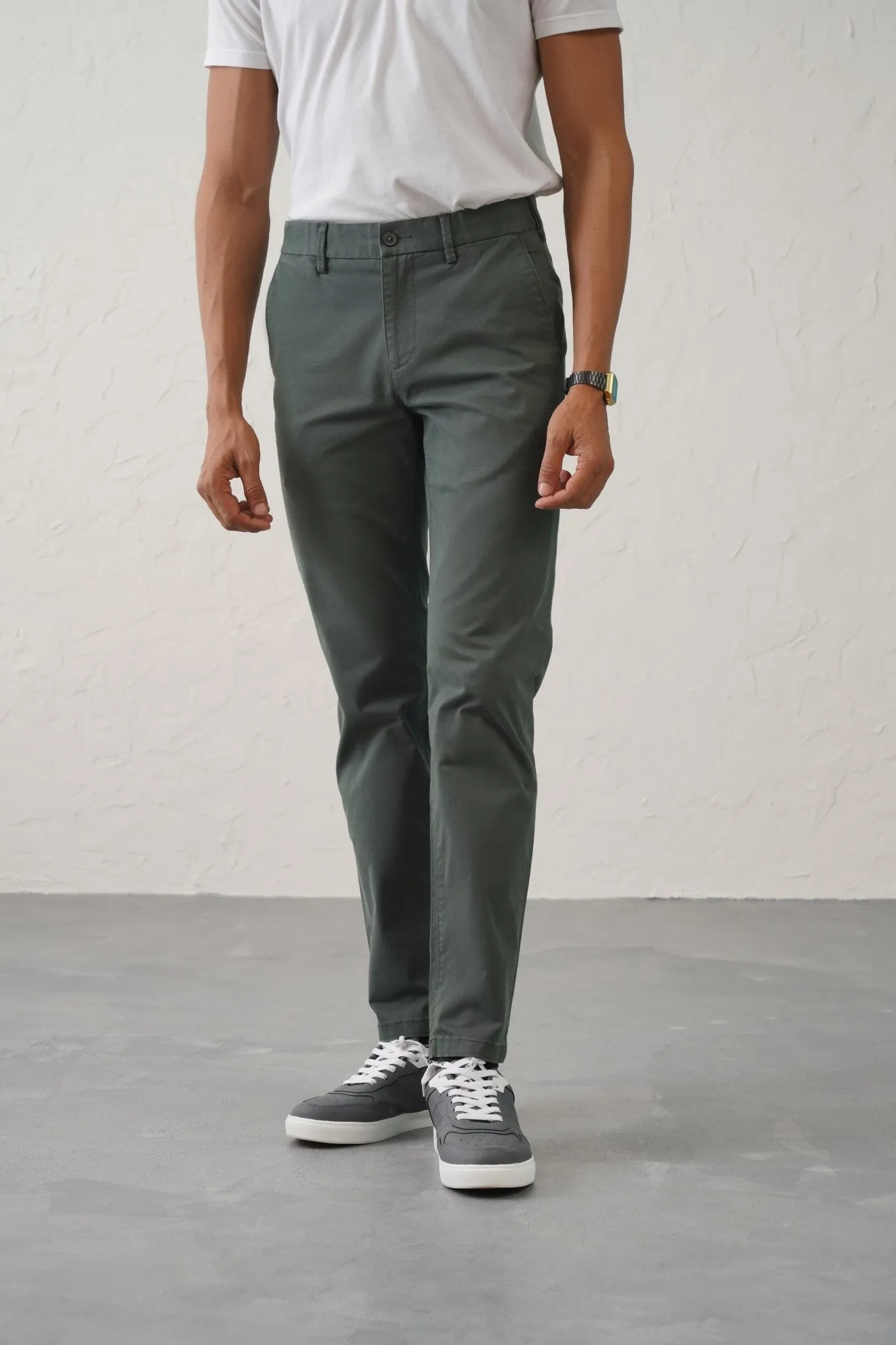 The Slim Fit Daylong Chino - Stained Olive