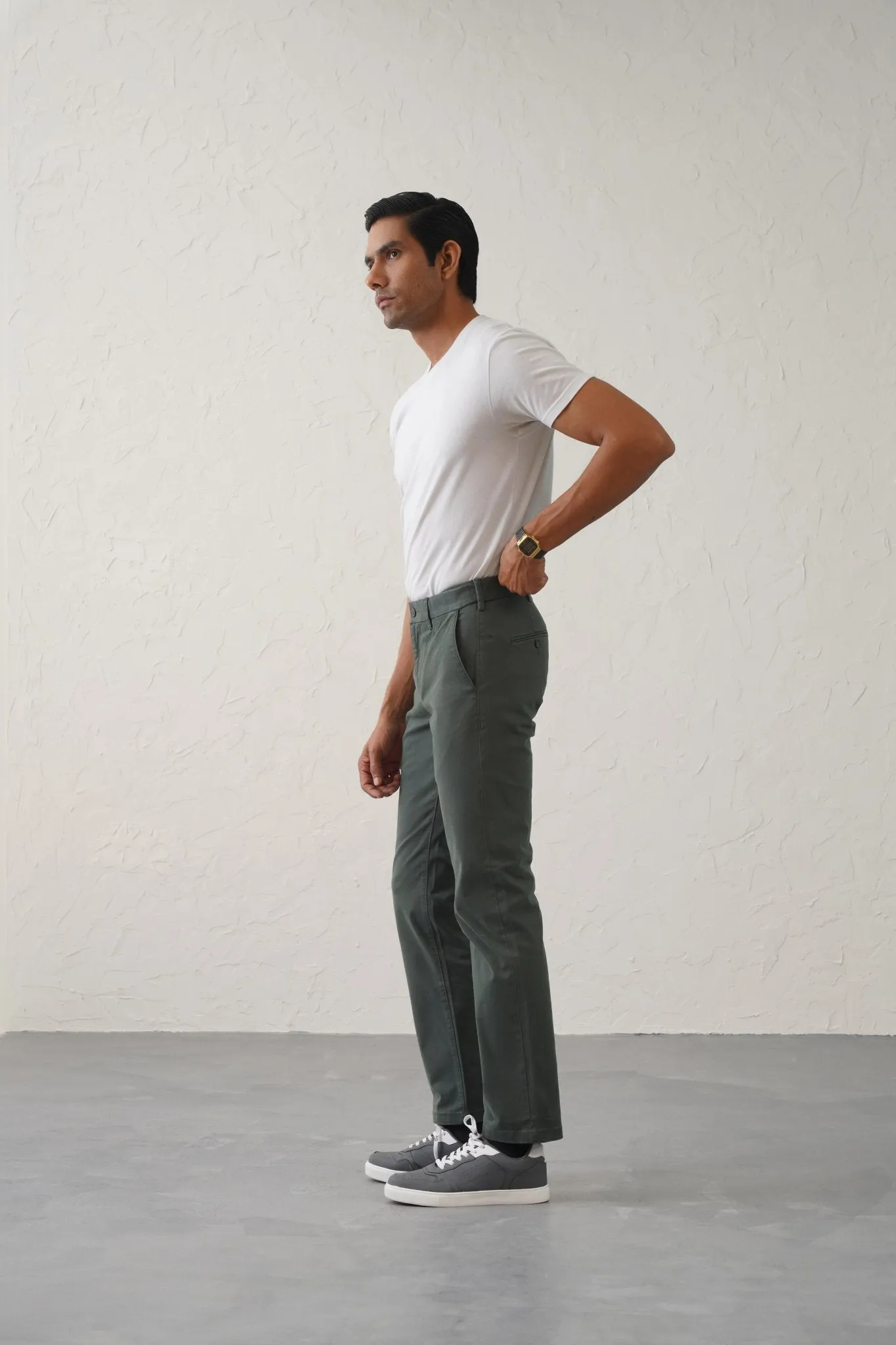 The Slim Fit Daylong Chino - Stained Olive