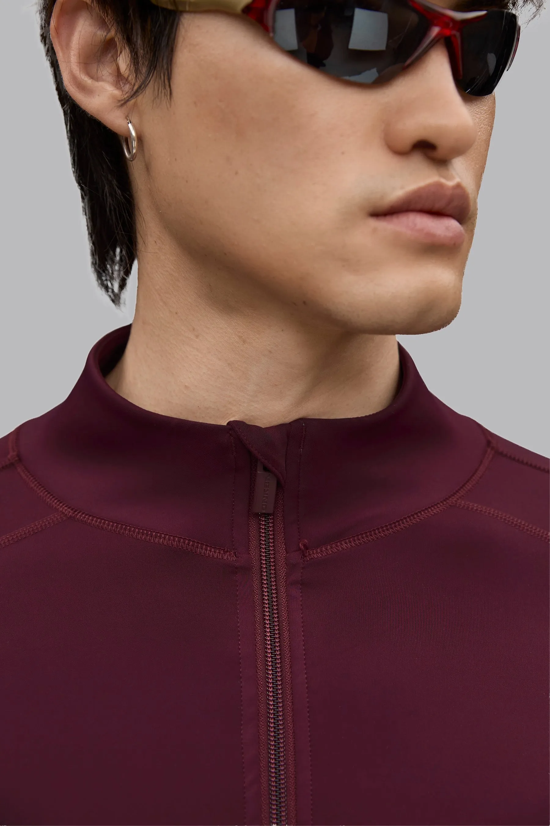 V_FORM MID LAYER - Burgundy