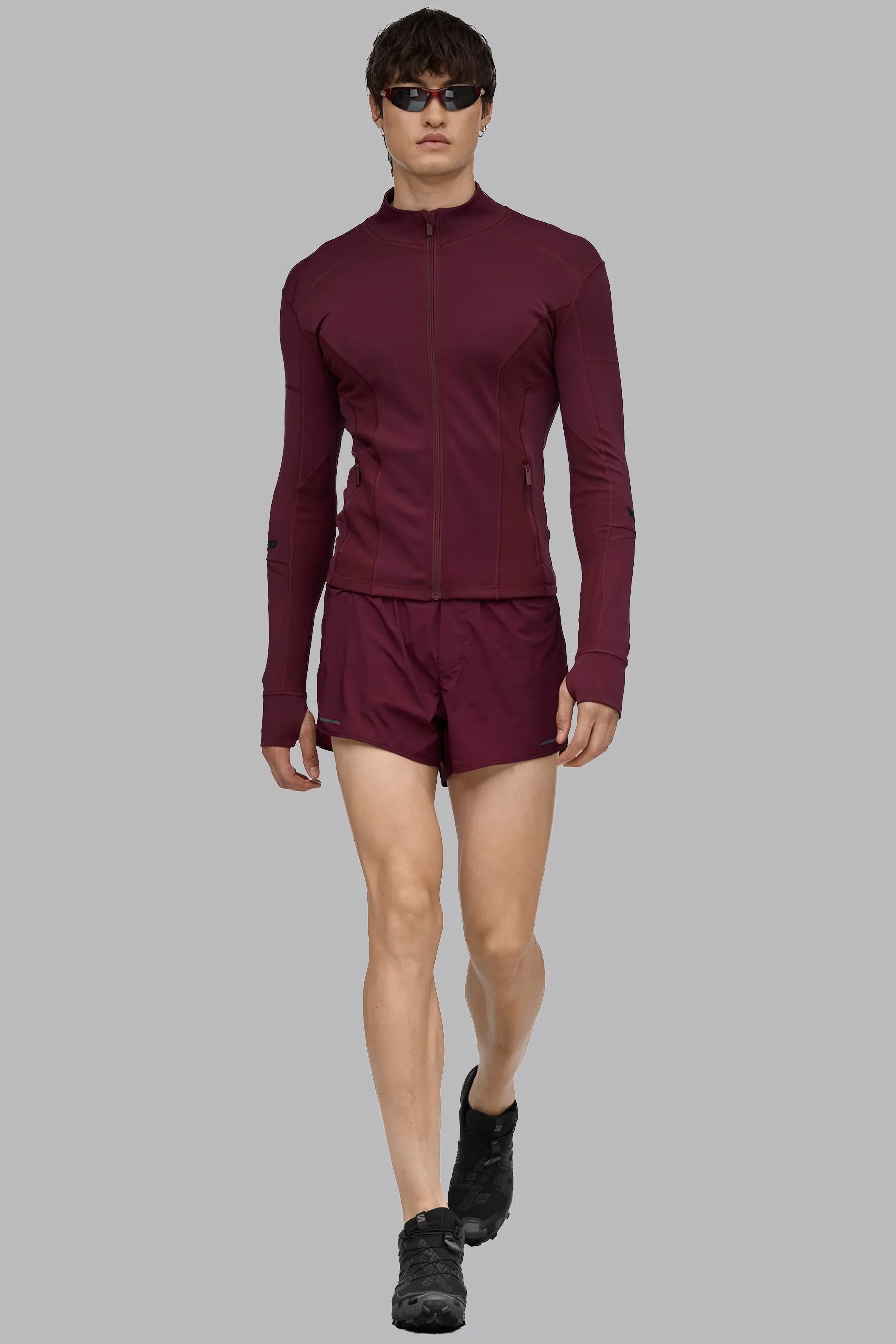 V_FORM MID LAYER - Burgundy