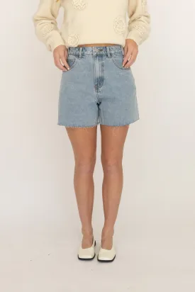 Washed Denim Short