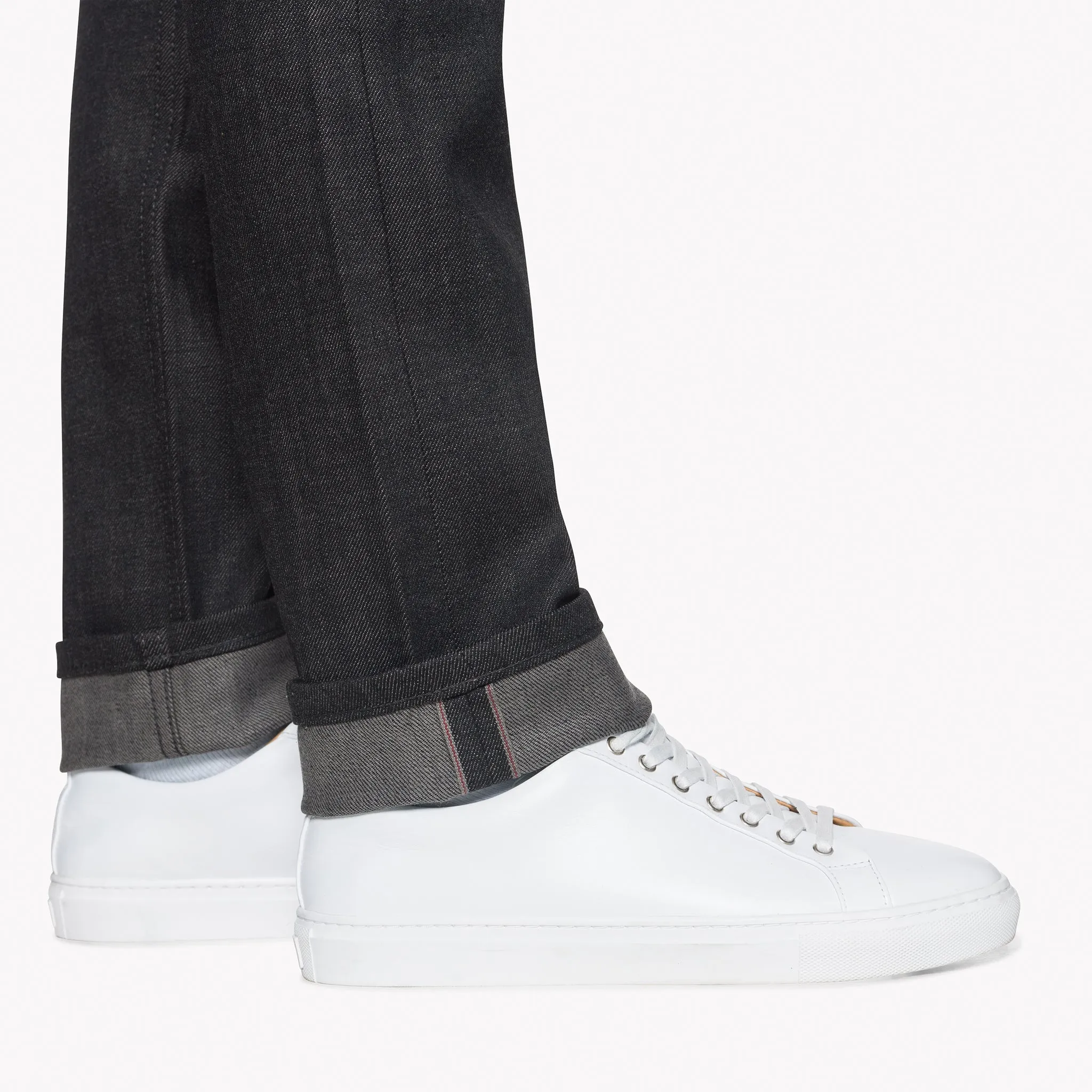 Weird Guy - Black x Grey Stretch Selvedge